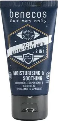 Produktbild von benecos 682406, After-Shave-Balsam, normale Haut, 50 ml, Beruhigend, Aloe Vera
