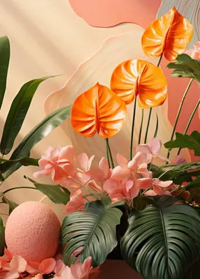 Produktbild von Plakat 39,5x55cm Orangenparadies