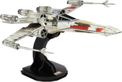 Image de 4D Build Star Wars Xwing Cardboard Construction Kit - 160pcs.