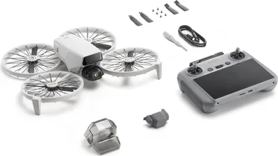 Obrázok produktu pre DJI Flip, 4 rotory/rotorov, 48 MP, 3840 x 2160 px, 16 m/s, 3110 mAh, Čierna, Biela