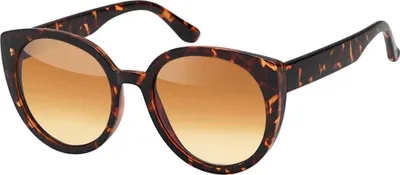 Produktbild von Polarisierte Damen Sonnenbrille Designer 80er Modern 30402 Braun Leopard