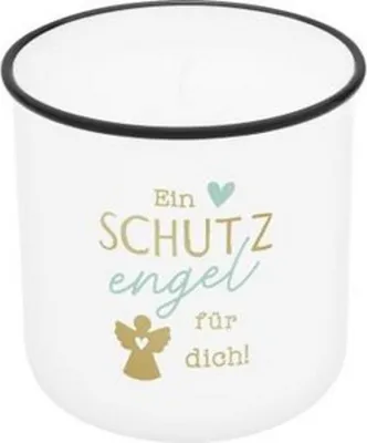 Produktbild von 2 in 1: Kerze und Becher »Schutzengel für Dich«