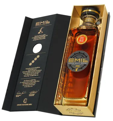 Produktbild von Emill Spielwerk - Single Malt Whisky Edition 2025-0,7 l. Flasche in hochwertiger Box