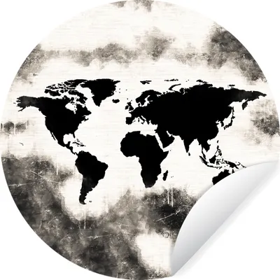 Produktbild von MuchoWow® - Mauerkreis - Wand Bilder - Wandsticker - Wohnzimmer Dekoration - Dekoration für die Wände - Aluminium - Babyzimmer