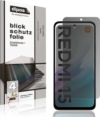 Image de Protection écran de Confidentialité pour Xiaomi Redmi 15 4G Protecteur Anti-Espion dipos