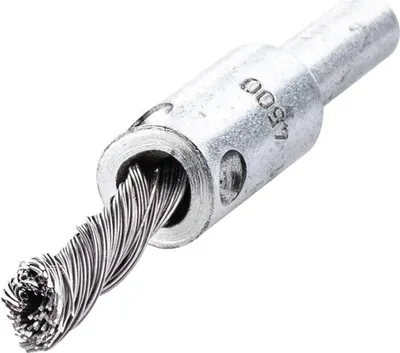 Produktbild von Lessmann Pinselbürste Ø 6 mm Schaft 6 mm Drahtstärke 0,25 mm - 451258