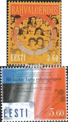 Produktbild von Briefmarken Estland 2000 Mi 363,364 (kompl.Ausg.) gestempelt Volkszählung