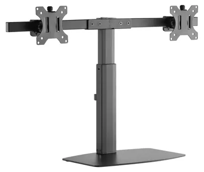 Produktbild von RICOO Monitor Halterung 2 Monitore Monitorhalterung mit Gasdruckfeder für 13-27