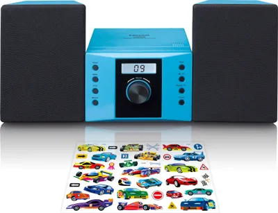 Produktbild von Lenco MC-013BU - Stereoanlage mit FM-Radio und CD-Player - Blau