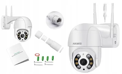 Obrázek produktu pro Venkovní otočná IP kamera 8MPX 4K WIFI bílá
