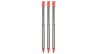 Produktbild von Nintendo 3DS Teleskopstifte NEU Touch Pen Drittanbieter Stylus ausziehbar 3x Rosa / Pink