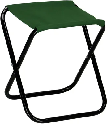 Imagen del producto de Silla de camping plegable, color verde, 26x26x34 cm, para uso en exteriores