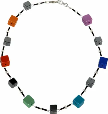 Produktbild von DeMarie Collierkette Edelstahl 45cm mehrfarbig 144050011