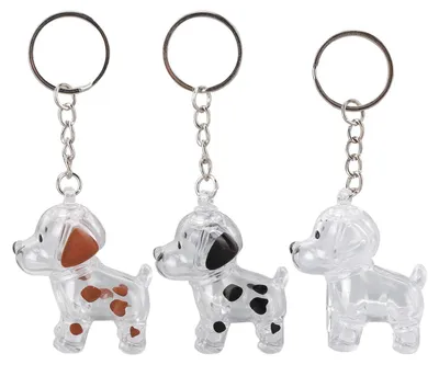 Immagine prodotto di 3 ciondoli a forma di impronta di pelo di animale domestico, ideali come ricordo commemorativo, con design compatto e portatile, perfetti per gli amanti dei cani