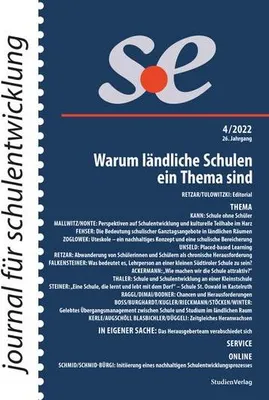Produktbild von journal für schulentwicklung 4/2022