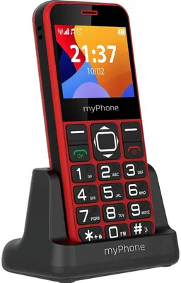 Immagine prodotto di myPhone Halo 3 senior telefono cellulare, forte, SOS, rosso, nuovo dispositivo, 32 MB, Bluetooth