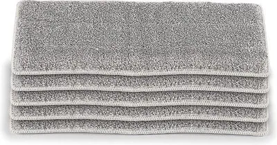 Productafbeelding van 5 microvezel pads voor de Mediashop Livingston Touchless Mop Deluxe XXL, vervangende mophoes