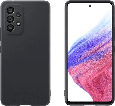 Produktbild von starfix Slim Silikon-Hülle für Samsung Galaxy A53 5G, schwarz
