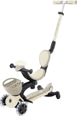 Immagine prodotto di GLOBBER GO-UP BABY 360 LIGHTS - Bicicletta cavalcabile 3in1, balance bike, monopattino, regolabile, ruote a LED, modulo a LED, color tortora