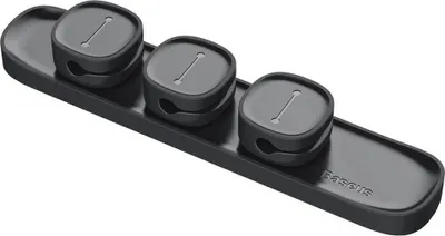 Produktbild von Baseus Peas Magnetischer Kabelorganizer Cable Clip Schwarz Kabelführung