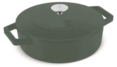 Obrázek produktu pro Hrnce z emailované litiny Berlinger Haus BH 6262, s pokličkou, 26 cm, matně zelená
