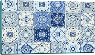 Obrázek produktu pro Krycí deska varné desky Skleněný kryt varné desky splashback 80x52 mozaika