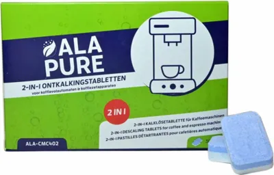 Produktbild von Alapure 2-in-1 Entkalkungstabletten 20g Espressomaschine (30 St.)