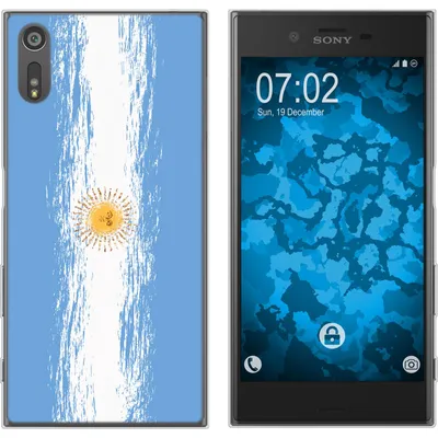 Produktbild von PhoneNatic Case kompatibel mit Sony Xperia XZs Silikon-Hülle WM Argentinien M1
