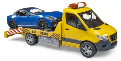 Produktbild von Bruder 02675 - Mercedes Benz Sprinter Autotransporter