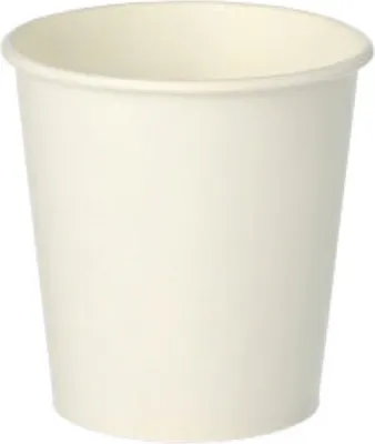 Produktbild von Starpak 50 Trinkbecher für Kaltgetränke, Pappe 0,1 l Ø 6,25 cm · 6,3 cm weiss | Schrumpffolie (50 Stück)