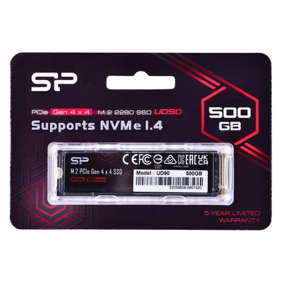 Immagine prodotto di Silicon Power UD90 500 GB M.2 PCI Express 4.0 NVMe 3D NAND