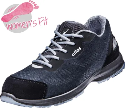 Produktbild von Atlas Sicherheitshalbschuh Damen GX 245 S1P ESD SRC DGUV Gr. 38 anthrazit/schwarz