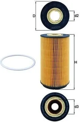 Image de Ölfilter KNECHT OX 557D