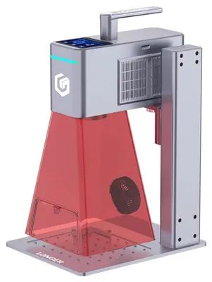 Productafbeelding van Nano Duo - Lasergravuremachine - 20W blauwe diode + 2W IR - Werkgebied 300×300 mm - Snelheid 10000 mm/s - Precisie 0,00199 mm - EU-stekker - Wit