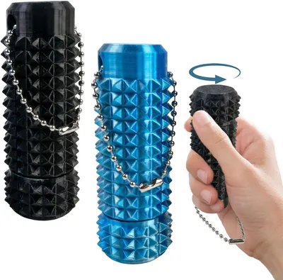 Productafbeelding van Pijnstillende fidgets - Set van 2 - Sensorisch fidgetspeelgoed voor volwassenen - Fidgetroller sleutelhanger