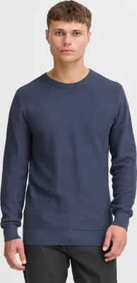 Produktbild von Blend BHMgoar Herren Strickpullover Pullover mit Rundhals Rippbündchen 100% Baumwolle Regular fit