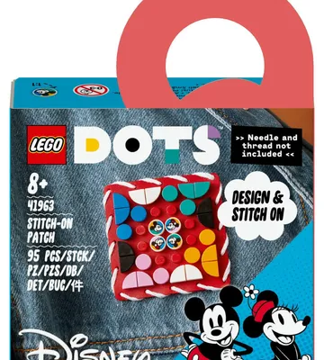 Produktbild von LEGO DOTS Aufbügel-Patch Micky Maus und Minnie