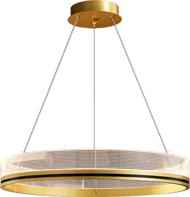 Zdjęcie produktu dla Lampa Wisząca APP1189-CP Złota 40cm