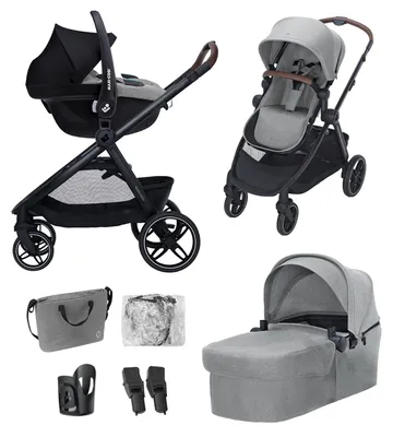 Produktbild von Maxi-Cosi Zelia Select+, Baby Kinderwagen 3 in 1 mit Kindersitz, 0–4 Jahre (0–22