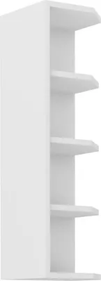 Produktbild von Hoher Eckschrank LAILI – Breite 30 cm, weiß