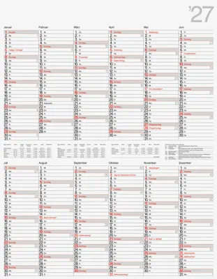 Produktbild von rido/idé 7033665007 Plakatkalender Mod. Vertikal 2027 700×900 mm