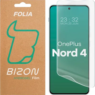 Produktbild von Hydrogel Folie für den Bildschirm für OnePlus Nord 4, Bizon Glass Hydrogel Front, 1 Stück