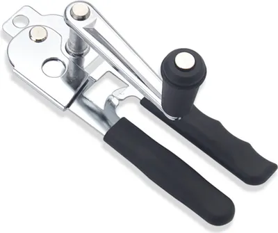 Produktbild von Manueller Dosenöffner, robust, bequemer Griff, 360-Grad-Handkurbel, scharfer Schneider, multifunktionales Handwerkzeug zum Öffnen von Flaschen, Küchenhelfer