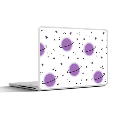 Produktbild von MuchoWow® Laptop Aufkleber Sticker Cover Weltraum - Planeten - Sterne - Raumfahrt - Muster 30x21 cm - Sticker für Laptop - Selbstklebend