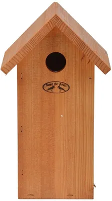 Obrázek produktu pro Esschert Design | Hnízdní budka - 30 cm - Dřevo - Ekologická, odolná proti povětrnostním vlivům - Ideální pro sýkorky