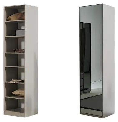 Produktbild von Kleiderschrank Schrank Glasschrank Schlafzimmer Holz moderne Schränke Möbel Neu