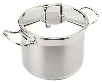 Stoofpot mit Deckel, 16 cm, 18/10 Edelstahl, 10,5 L