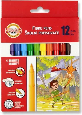 Immagine prodotto di Pennarelli Koh-i-noor 12 colori