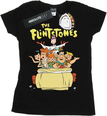 Produktbild von The Flintstones - "The The Ride" T-Shirt für Damen BI20467 (XL) (Schwarz)