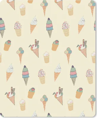 Produktbild von MuchoWow® Mauspad Mousepad Muster - Eiscreme - Sommer 19x23 cm - Mousepads - Maus Mat - Pad - Mausunterlage - Mauspads - Spielen